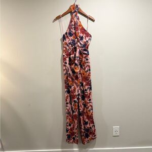 Finders Keepers Women's Floral Sleeveless Maxi Wide Leg Jumpsuit Size XS